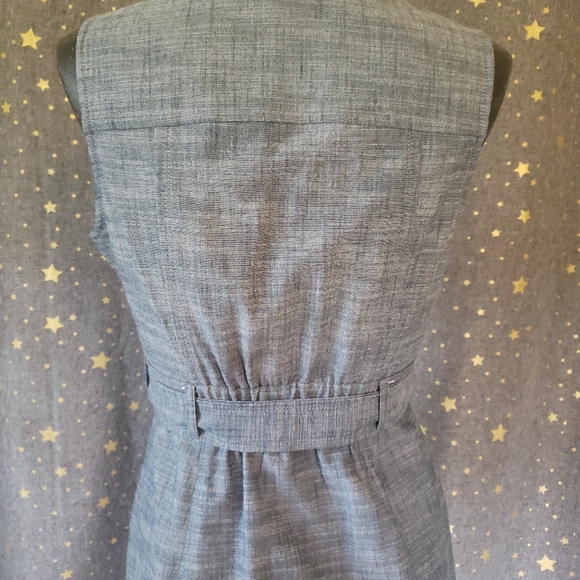 Denim dress with pockets - Picture 8 of 9